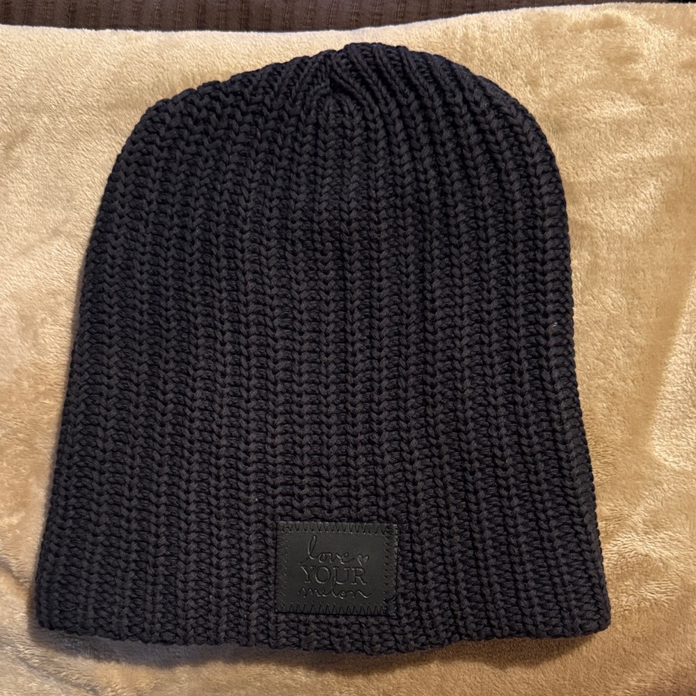 Love Your Melon Charcoal Knit Beanie